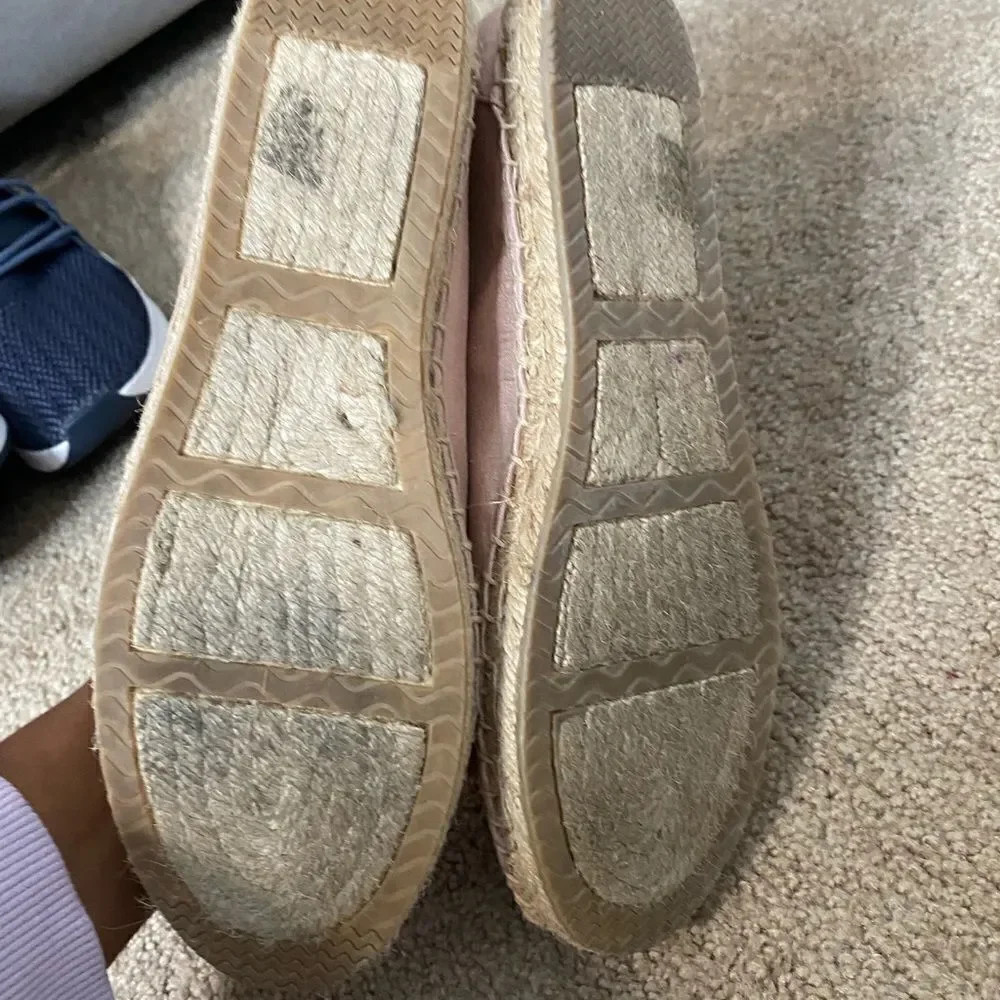Simply Vera Vera Wang Blush Pink Embellished Espadrilles